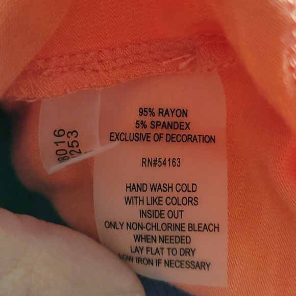 Calvin Klein Pink Pocket Gold Collar Shirt Size 2X - Picture 9 of 9